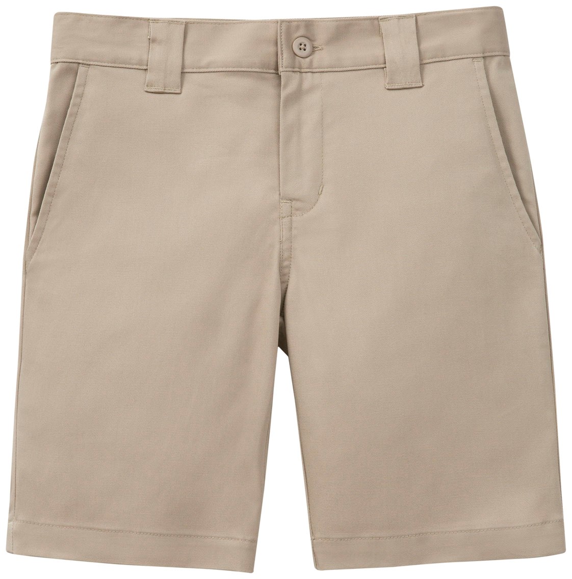 ESA-Men's flat front khaki shorts.